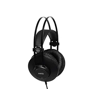 (Renewed) AKG K52 Closed Back Headphone (Black)