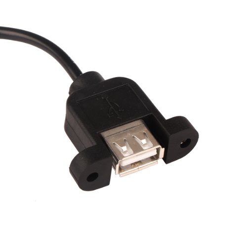 DEOK DC-DC-Buck Converter Mikro-USB zum USB-Adapter 12V / 24V auf 5V Step Down Converter Kfz-Netzteil 8-50V Spannungsregler Netzteiladapter-Modul (Typ A USB-Buchse mit Ohr) - 4