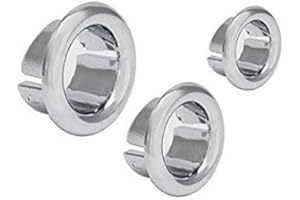 Remer Ghiera cromata per lavabo e bidet Ø 13, 24, 28 mm (Ø 24 mm)