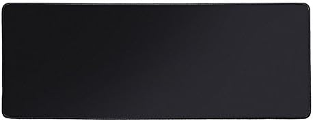 Hongtai Extended Large Size Gaming Mouse Pad ( 800x300x3mm ) Water-Resistant Mouse Mat with Non-slip Rubber Base, Special-Textured Surface, Support for Computer, PC and Laptop - Black