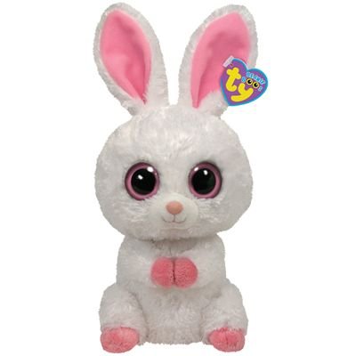 TY Beanie Boos - CARROTS the White Bunny ( Buddy Size - 12 inch )