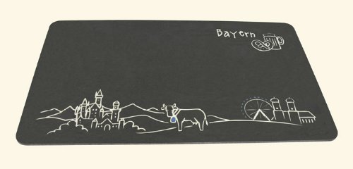 Frühstücksbrettchen „Skyline Bayern“ - 2