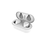 YXLYLL Casque sans Fil Bluetooth，Mini écouteurs Bluetooth, Casque stéréo HD Micro intégré, atténuateur de Bruit Bluetooth Anti-Sueur, écouteurs-White