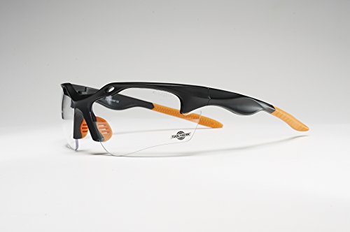 ToolFreak Schutzbrille | Maximaler UV Schutz | Beschichtet und Kratzfest für klare Sicht | Augen Schutz mit Sport Stil Design Sehr Leicht | Klare Glaeser oder Dunkle Glaeser (Klare Glaeser) - 6