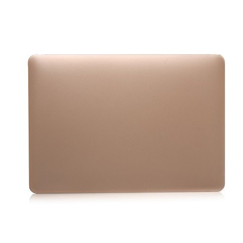 i-Buy 3in1 Kit Hard Shell Case + Keyboard Cover + Screen Protector for Apple Macbook 12 inch with Retina Display (Model A1534) – Gold - 3