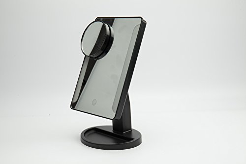 Beleuchtet Kosmetikspiegel Make-up-Spiegel mit LED Standspiegel Schminkspiegel 36 LEDs Schwarz - 6