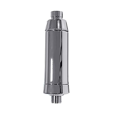 Green House Filtres à Douche Eau Bain Douchette Faucet Robinet Softener avec Cartouche Anti Calcaire Anti Chlore Anti Métaux Lourds Facile à Installer 4 Etape PP / KDF / CSD / CaCO3 Type 1