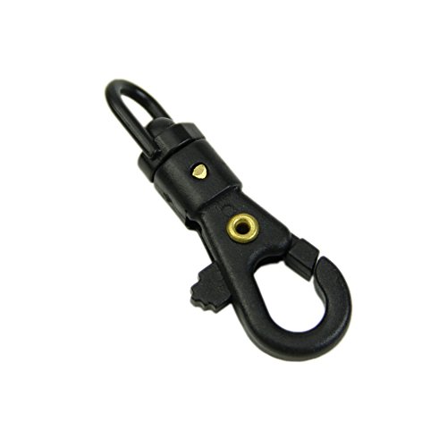 HeroNeo Survival-Outdoor-Mini-Karabinerhaken zum Aufhängen von Gegenständen, drehbar, Schlüsselanhänger, EDC-Tool, 10 Stück - 3