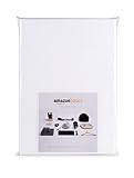 AmazonBasics Matratzenschoner, wasserdicht, Molton, 140 x 200 cm weiß - 3