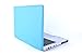 Produktbild 3C-LIFE Classic Premium Leather Front Hard Shell Cover Plus Sight Protection Screen Film for MacBook [Cyan,MB Air13(2015)]