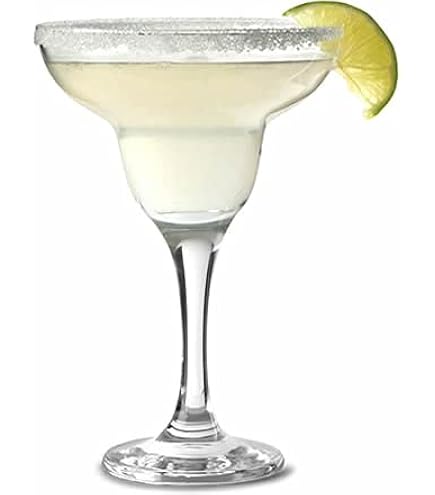 Sendez Martnglas 6-telges Margarta Gläser mt bunten Füßen