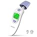 Produktbild HYLOGY Fieberthermometer,Ohrthermometer Infrarot Stirnthermometer, Professionelle 4-IN-1 Medizinisches Thermometer Digital fur Baby Kinder Erwachsenen objekt mit Fieber Indikator, Mehrweg