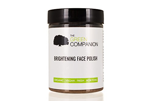 The Green Companion Brightening Face Polish Scrub Exfoliant 100% Natural Organic Vegan Fresh Non Toxic Handmade