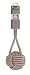 Produktbild Native Union Key Cable USB-A auf USB-C - Ultra-Starkes Umflochtenes USB-C auf USB-A Ladekabel mit Schlüsselanhänger für Android/Samsung / Sony/HTC und Andere USB-C Geräte (Taupe)