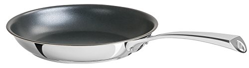 Cristel-P28CME-Poêle inox 28cm - avec anti-adhérent Exceliss+ ultra-résistant - Collection Casteline