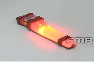 WORLDSHOPPING4U ATAIRSOFT Casque sécurité H414 V-Lite Sac à LED E-Lite lumière stroboscopique Lampe Torche Tactique de Base pour extérieur Airsoft Chasse Camping Bleu