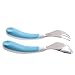 OXO Tot Fork and Spoon Set (Aqua)