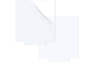 HAOHAI 8 fogli acrilici per base leggera, foglio acrilico trasparente, lavagna in plastica per base a LED, progetti di visualizzazione fai da te, segni, spessore 2 mm, rettangolari