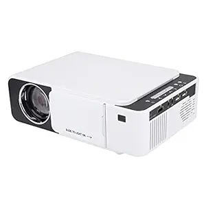 Home LED Projector, Mini Portable HD Projector for Outdoor Movie Home Theater, 800x480 Resolution Video Compact Projector, Compatible with HDMI/USB for T6 Standard Version (480p) 110-240V(EU)