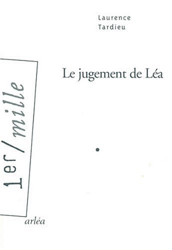 couverture de : Le jugement de L&eacute;a