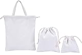El bolsa de pequeña de 15 x 14 cm (Altura x Longitud), el diseño de cordón superior, puedes guardar flores secas, especias, toalla sanitaria, cuentas, joyería, monedas, teléfono, caja de medicina.