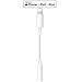 Price comparison product image Headphone Dongle Jack Adapter for Lightening Cable for iPhone X Adaptor Connector 3.5mm AUX Earphone Adaptor for iPhone XS/XR/8/8 Plus Headphone Cable Splitter Audio Cable Support Music for iOS 12