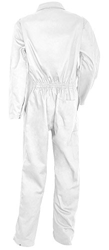 KERMEN – Arbeits-Overall Leipzig Rallye-kombi Baumwolle – made in EU – Blau, Weiß - 2