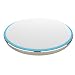 Produktbild MMLC Wireless Charger, Qi Wireless Induktives Ladegerät Kompatibel mit Apple iPhone XS/XS Max/XR/ X/ 8/8 Plus, Galaxy S9/S9+/Note 9/S8/S8+, Note 8, S7 und alle Qi-fähige Handys (White)