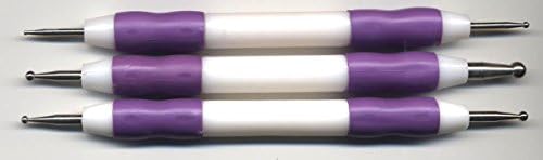 Crafts too soft grip embossing stylus tools double ended set of 3 .