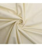 Curtain Lining Fabric By The Metre - Cotton Sateen Curtain Lining - 54 Inch Wide - Thermal White Or Ivory Cotton Fabric, Ideal For Curtain Material By CRAFT Queen LTD (Ivory, 10m - View #4