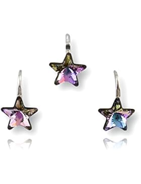 Crystals & Stones *STERN* *Vitrail Light* Mädchen Schmuck Set *Schön Schmuckset mit Kristallen von Swarovski Elements...