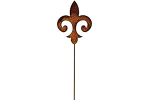 Manufaktur-Lichtbogen Rusty Garden Stake - Different Shapes / Designs - 60 cm - Patina Garden Decoration