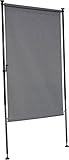 Made in Germany Angerer Balkon Sichtschutz Style granit, 270 x 150 x 225 cm, 2317/005, Grau