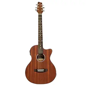 Stagg, Acoustic Electric Guitar, Auditorium Cutaway -Open Pore SA25 ACE MAHO