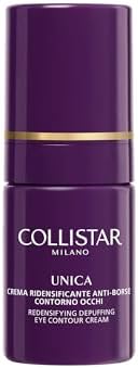 Collistar Unica Contorno Occhi Ridensificante, Riduce Borse e Gonfiori, Texture Nutriente, Stimola la Produzione di Collagene, Senza Siliconi, 15 ml