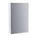 Produktbild ENKI Badezimmer Spiegel Schrank 400 mm weiß glänzend HORIZON
