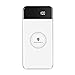 Price comparison product image MYYING ELE Cargador Inalámbrico Rápido Innovador Power Bank de 10000mAh Elegante Batería Externa Portátil con Pantalla LED Digital y 2 Puertos de Carga Compatible con Carga Inalámbrica Qi, White