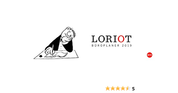 Loriot Buroplaner Kalender 2019 Amazon De Heye Loriot Bucher