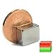 Produktbild Quadermagnet 10,0 x 5,0 x 8,0 mm N45 Nickel - hält 2,6 kg