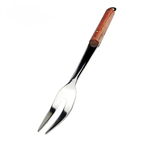 Transcend 6-teiliges Küchenhelfer Set mit Ständer – Pfannenwender Suppenkelle Fleischgabel Schlitz Turner Egg Beater Skimmer - 9