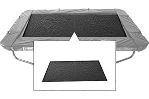 JUMPPRO Jump PRO weatherproof trampoline cover: Secure 8, 10,12 foot bed covers fits with enclosure poles up. UV-resistant protection from rain & debris! Fits Zero Gravity & Sportspower Trampolines.