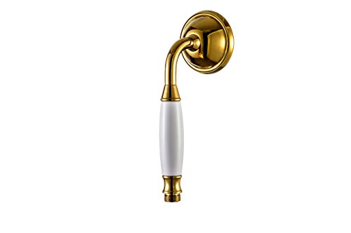 yolococa traditionellen Telefon Stil handhead Dusche Head Hohe Druck Golden Duschkopf - 2