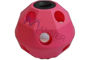 MANNER PRODUCTS Hay Ball Feeders for Horses and Ponies (Free Delivery) (Pink, 75mm)