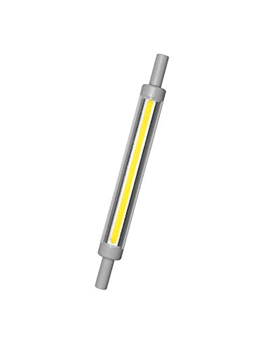 R7S-LED-Lampe, 9 W, ultradünn, 1200 Lumen, Abmessungen: Durchmesser 12 x 118 mm (inkl. Sockel), Abstrahlwinkel 360 Grad, ersetzt herkömmliche Halogenlampen, natürliches Weiß, 4000 K
