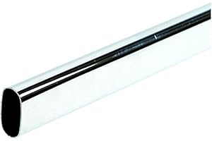 REJS Wardrobe rail set - 30mm x 15mm (1000mm)