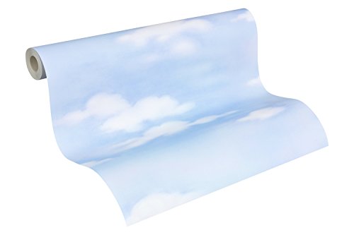 A.S. Création Papiertapete Dekora Natur, Mustertapete, blau, 798121