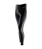 Spiro Men's Bodyfit Base Layer Running Leggings Black 30 Waist With Grey Cotton Sports Cap