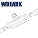 Produktbild WDEAHK Kopfhörer-Dongle Splitter Adapter für Musik und Aufladung kompatibel, LeoGOStan-50, V-White