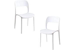 Regalos Miguel - Packs Sillas Jardín - Pack 2 Sillas Inis - Blanco