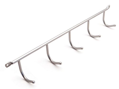 SO-TECH® Hakenleiste Chrom matt 350 x 43 x 49 mm Wandhaken Haken